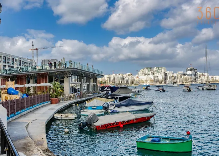 A Beautiful 2br Seafront With Private Terrace By 360 Estates Gzira