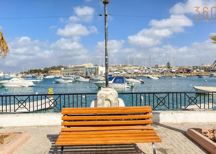 A Beautiful 2br Seafront With Private Terrace By 360 Estates Gzira